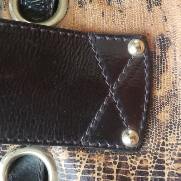 Jimmy Choo lizard embossed bag and a free book. - Picture 7 of 15